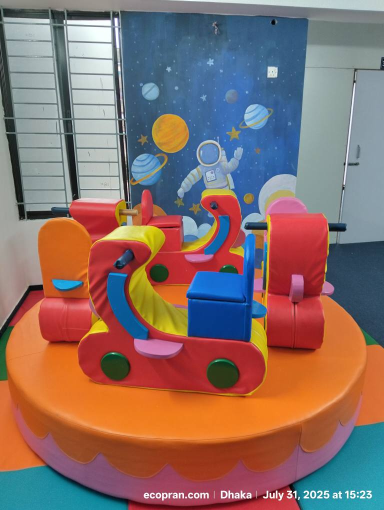 soft play carousel or merry go round