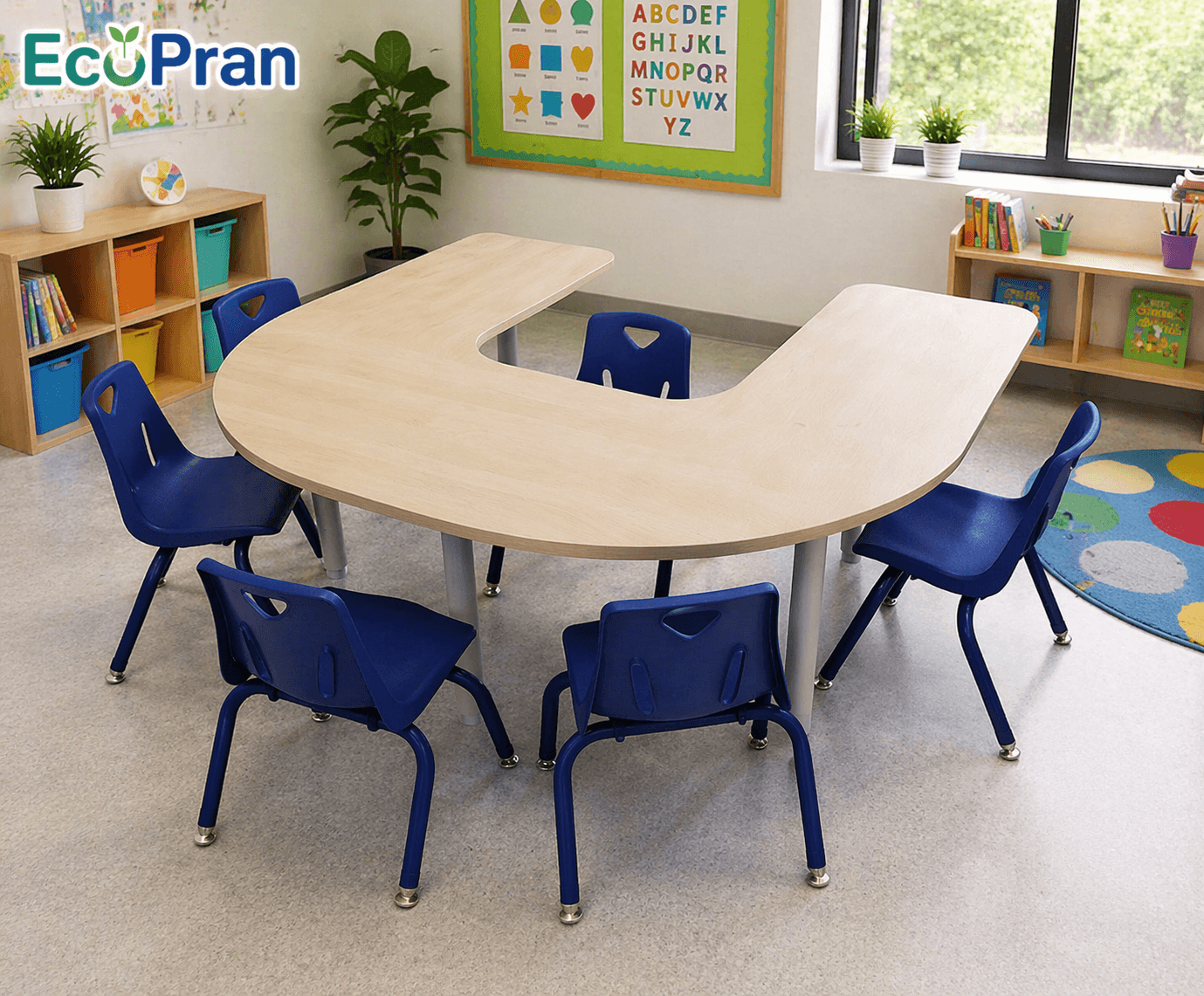 EcoPran U-Shape And O-Shape Table Set