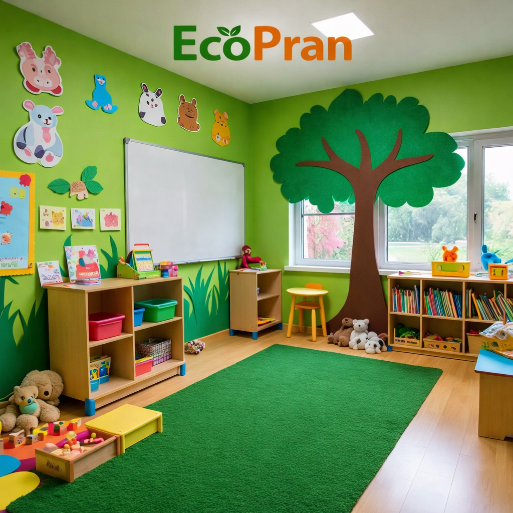 EcoPran Green Forest Learning Space Setup