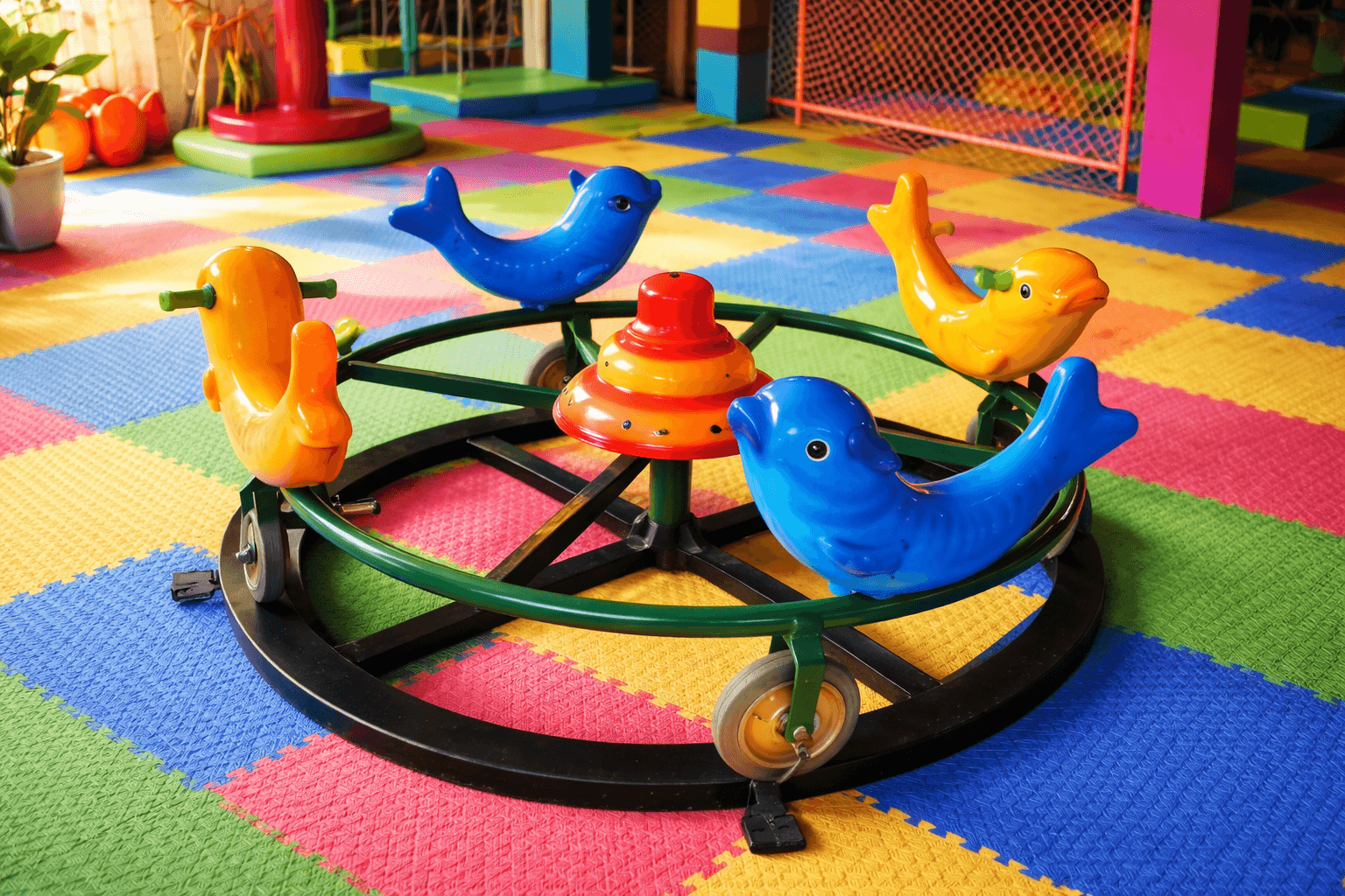 EcoPran Kids Spin Rider Carousel