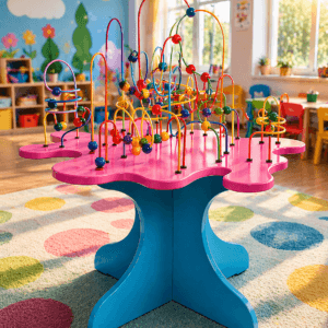 bead maze sensory table