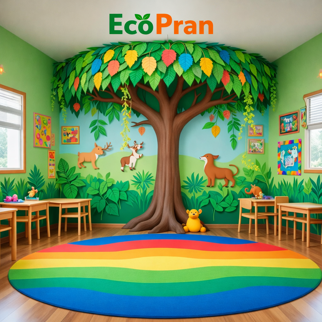 EcoPran Green Forest Learning Space Setup