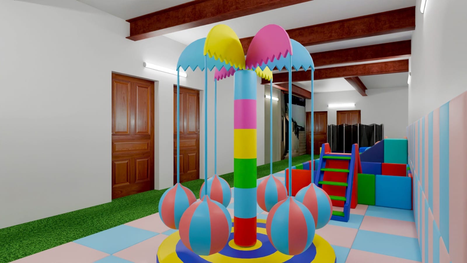Electric Coconut Swing Tree