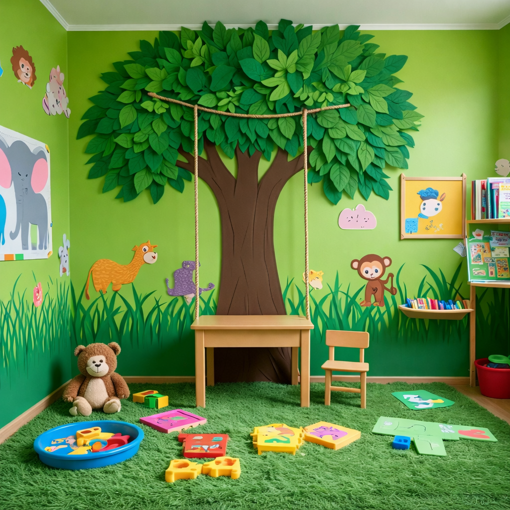 EcoPran Green Forest Learning Space Setup