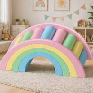 ecopran rainbow climber soft play set