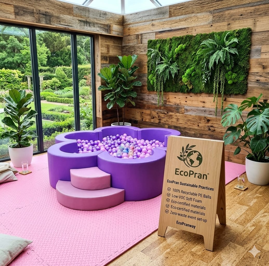 Ball Pits with Rose Shape