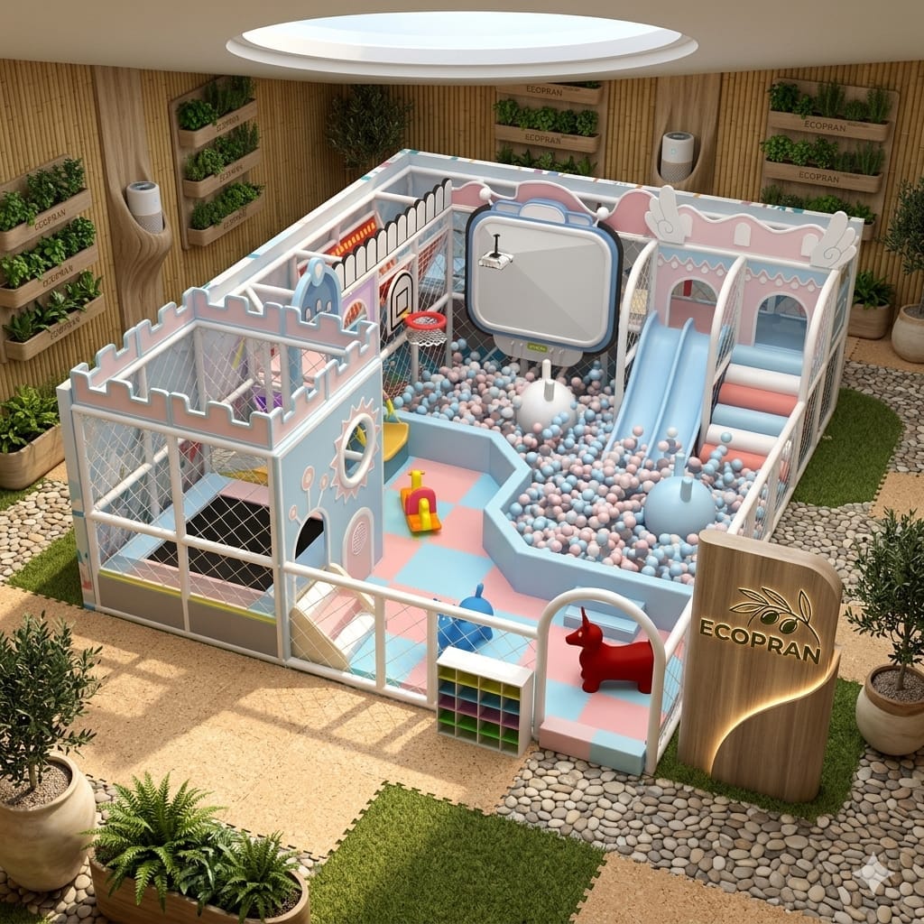 Multi-Play- House with Ball Pits