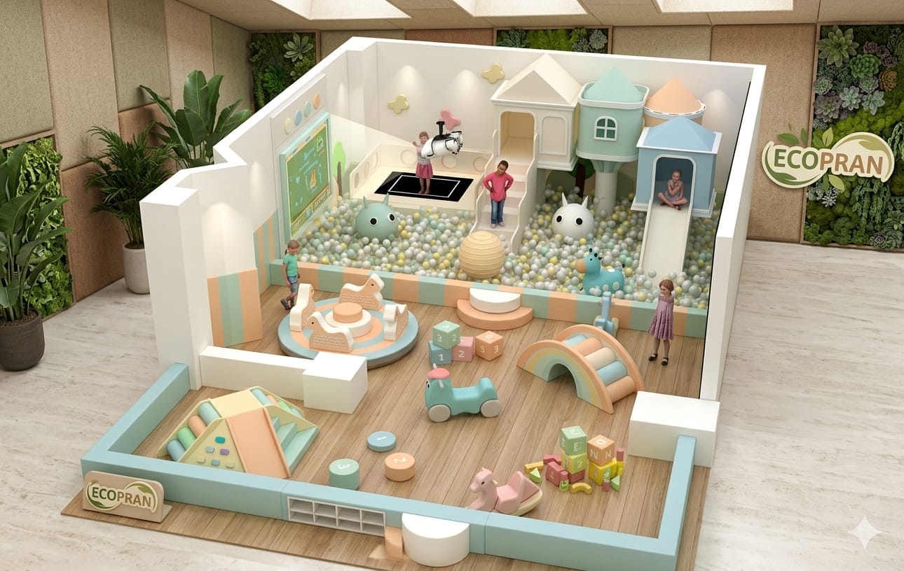 Multi-Play-House with Ball Pits