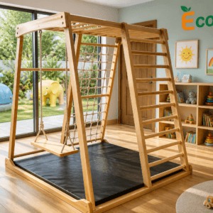 Indoor Wooden Jungle Gym