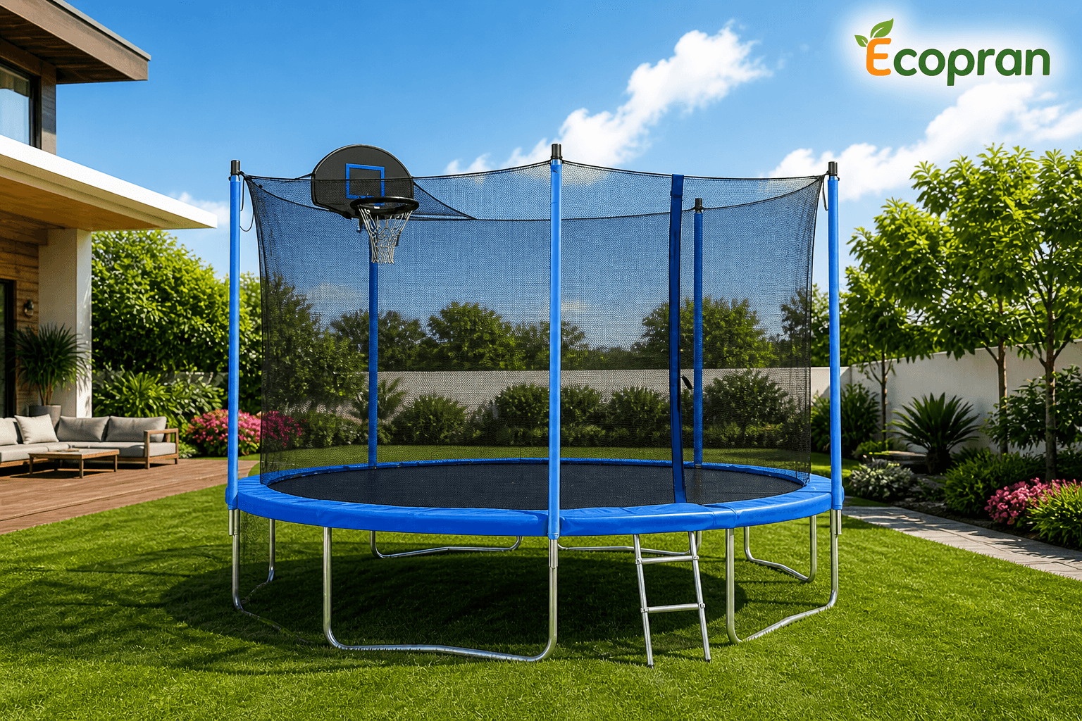 Trampoline with Safety Net