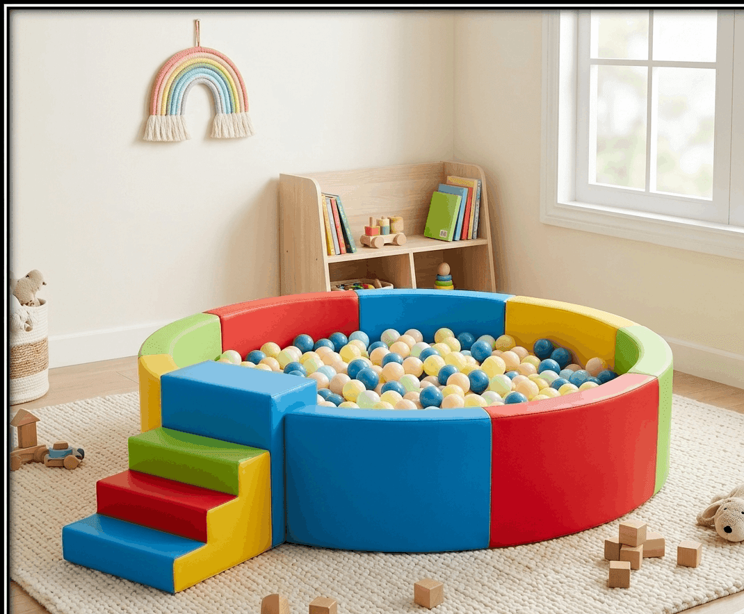 Soft Ball Pool for Kids — Indoor Sensory Play Center with Colorful Balls - Image 3