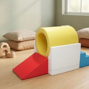 Soft Ramp & Tunnel Play Set — Indoor Foam Crawling & Climbing Toy for Toddlers